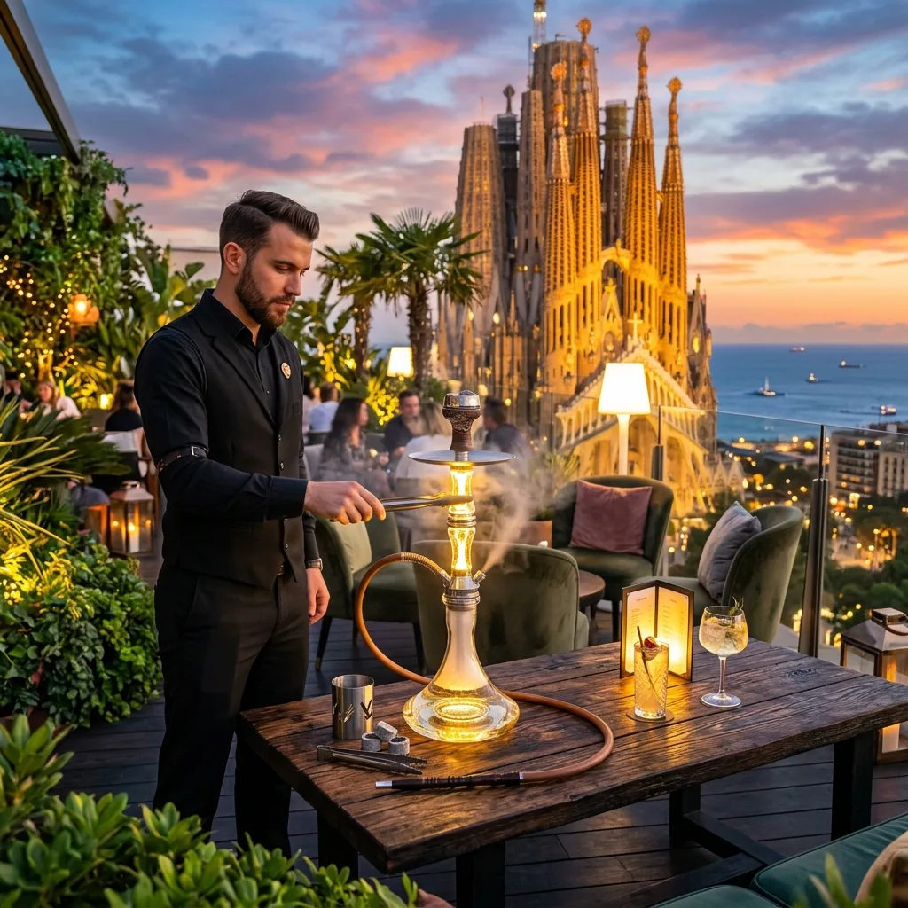 Servicio de shishas en Barcelona, Pedralbes, Sitges y Costa Brava