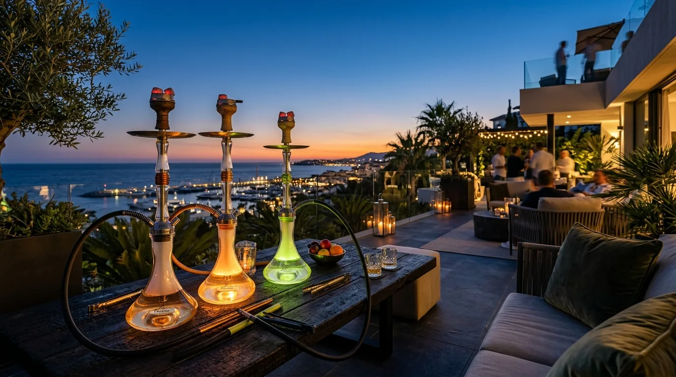 Catering de shishas en Marbella, Puerto Banús y La Zagaleta